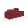 Divano letto con materasso H 18 cm 240 cm (mat. 160x197 cm) rosso