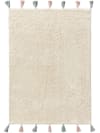 Alfombra lavable para niños crema 120x170
