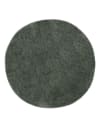 Tapis à poils longs vert clair D 160 rond