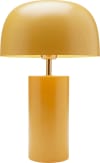 Lampe en acier jaune