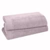 Lot de 2 draps de bain 500 g/m² lavandin 70x130 cm