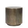 Casablanca Scultura Support - Statuetta Decorativa In Legno Di Mango E Alluminio - Fatto A Mano, Altezza 24 Cm
