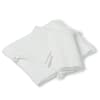 Serviette de bain (x3) coton gaufré blanc 90x150 50x100 30x50