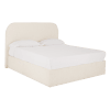 Letto con contenitore bianco per il materasso 100x200cm
