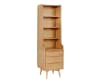 Petite bibliothèque en bois teinte claire