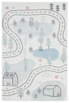 LUXOR- Living Tappeto Per Bambini Disegno Di Fiori Rosa - Tappeto Per Bambini Disegno Di Fiori Rosa Tappeto Per La Camera Dei Bambini Delle Bambine Da Usare Come Tappeto Da Gioco 80 X 150 Cm 59681712