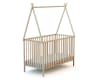 Letto Bambino In Legno AIYAPLAY 140x70 Cm - Per Bambini Dai 3 Anni, Carico 80 Kg, Bianco/naturale