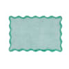 Tappeto Bagno Antiscivolo Cotone Turchese
