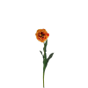 Tallo de tulipán doble artificial rojo y verde h70