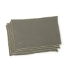 Manteles individuales (x4) lino verde caqui / dorado 30x50