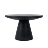 Mesa baja de madera de suar 70x45 negro