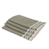 Servilletas (x4) algodón verde aceituna 45x45