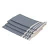 Servilletas (x4) algodón azul vaquero 45x45