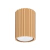 Lampada da soffitto alluminio dorato