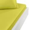Drap housse en percale de coton Citronelle 90x200 cm
