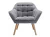 Fauteuil droit gris