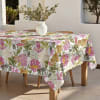 Tovaglia Da Tavolo Con Tovaglioli Procida Palme Botticelli Home Colore Rosa Cipria Dimensioni E Misure Tavola 6 Persone - 10