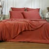 Copriletto cotone rosso toscano 270x280 cm