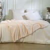 Copriletto cotone rosa 270x280 cm