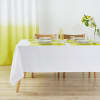 Mantel liso 100% lino blanco 100x155 cm