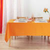 Mantel liso 100% lino naranja claro 220x155 cm