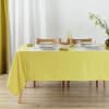 Mantel liso 100% lino verde claro 100x155 cm
