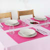 Mantel individual lino 100% fucsia (x2)