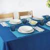Mantel individual lino 100% azul cielo (x2)