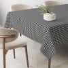 Mantel vichy pequeño negro teflonado confeccionado 100x140cm
