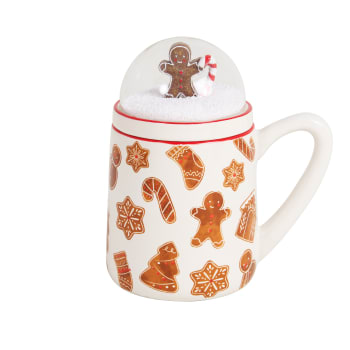 Matches21 Grande Tasses Tasse Coeurs Motif En C?ur Rouge/gris