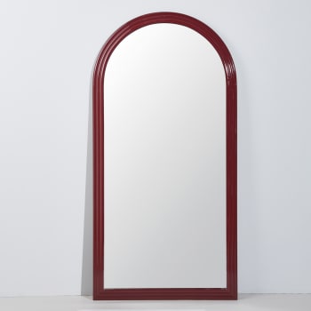 TEHOME Specchio da bagno per parete in acciaio inox con cornice in metallo nichelato spazzolato da 24x36 cm, colore: Argento