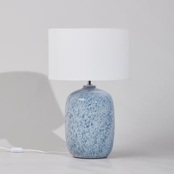 Lampada da tavolo SUNJA Porcellana Bianco