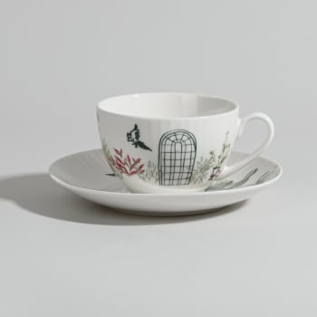 Lot De 3 Tasses/mugs En Porcelaine – Décor De Roses Roses – Hauteur 12,5 Cm – Occasion