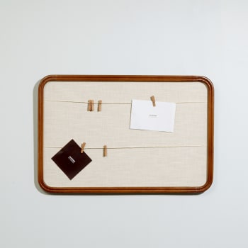 Porte Photo Pele Mele Bois Et Grillage - Unique - Cadeau Original