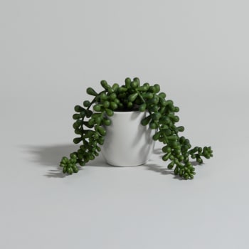 4 Pezzi Pianta Finta Cadente Con Vaso, Piante Artificiali Da Interno