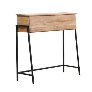 MIM - Table bureau en bois marron 100 cm