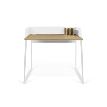 Scrivania Working di POP UP HOME - bianco legno naturale