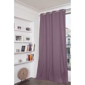 Gardinenbox Tenda Oscurante Con Occhielli In Micro Raso – Colore Lilla, 140x175 Cm – Lavabile In Lavatrice