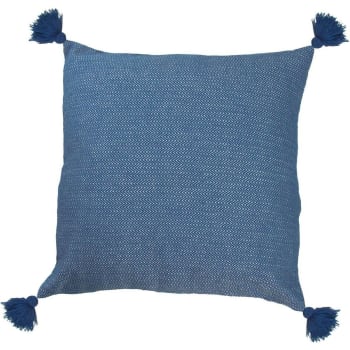 Stockholm - Fodera per cuscino quadrato cotone 50x50 blu greco