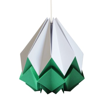 HANAHI - Suspension origami bicolore en papier taille M