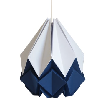 HANAHI - Lámpara para colgar de papel bicolor de origami - Talla M