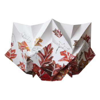 KABE - Applique murale origami en papier motif automne