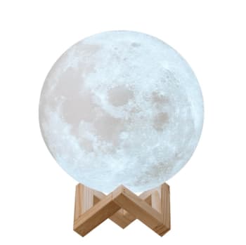 FÉÉRIQUE - Lampe à poser pleine lune 18cm