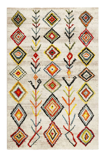 Medina - Tappeto stile berbero multicolore per soggiorno, camera 170x120