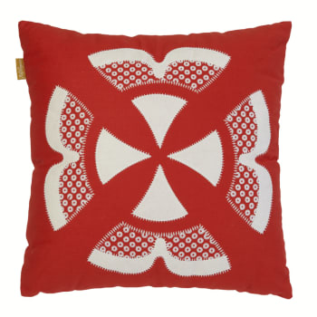 PACIFIC - Coussin rouge 50x50