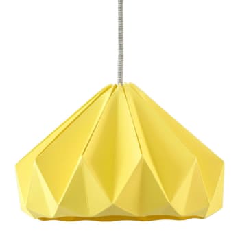 CHESNUT - Suspension origami jaune d'automne 28cm