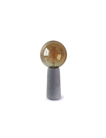 PHARE - Lámpara de mesa en hormigón con bombilla estilo Edison