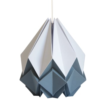 HANAHI - Suspension origami bicolore en papier taille XL