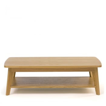 Kensal - Table basse 2 plateaux bois clair