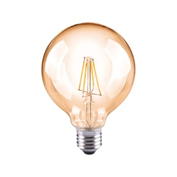 LED G95A - Ampoule led en verre ambre